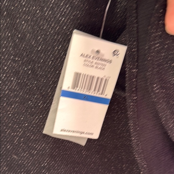 Elegant Black Women's Top with Sheer Sleeves - Picture 2 of 4